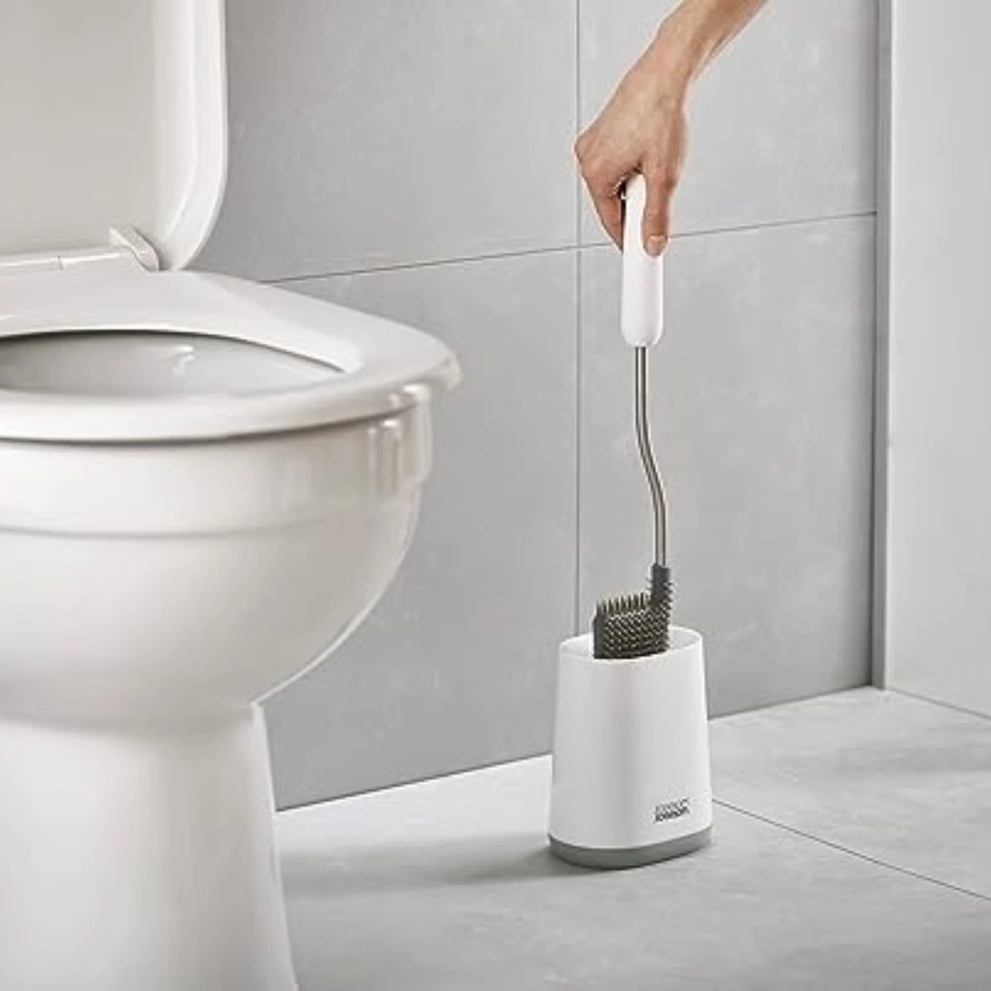 Free-Standing Toilet Brush & Holder