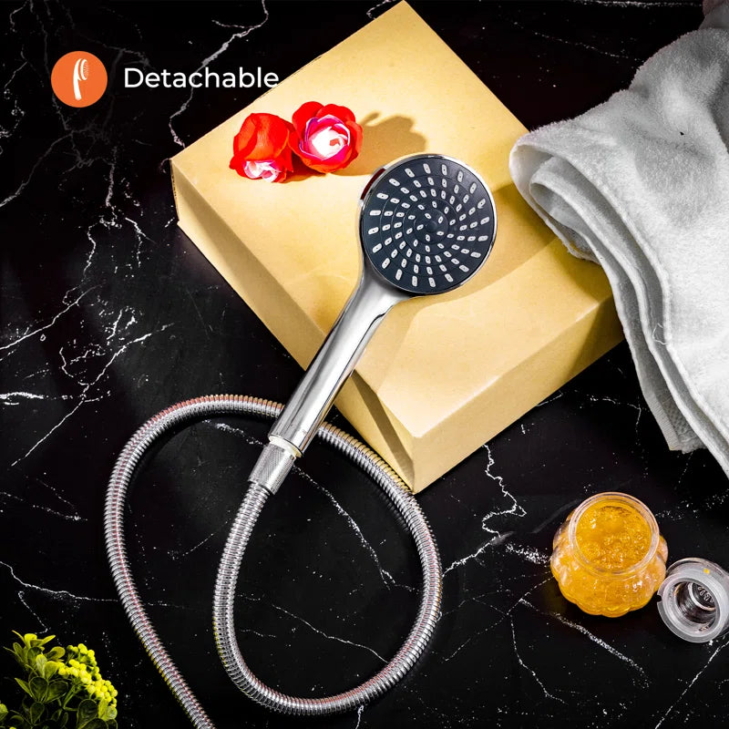 High Pressure Shower Head, Single Function Hand Shower