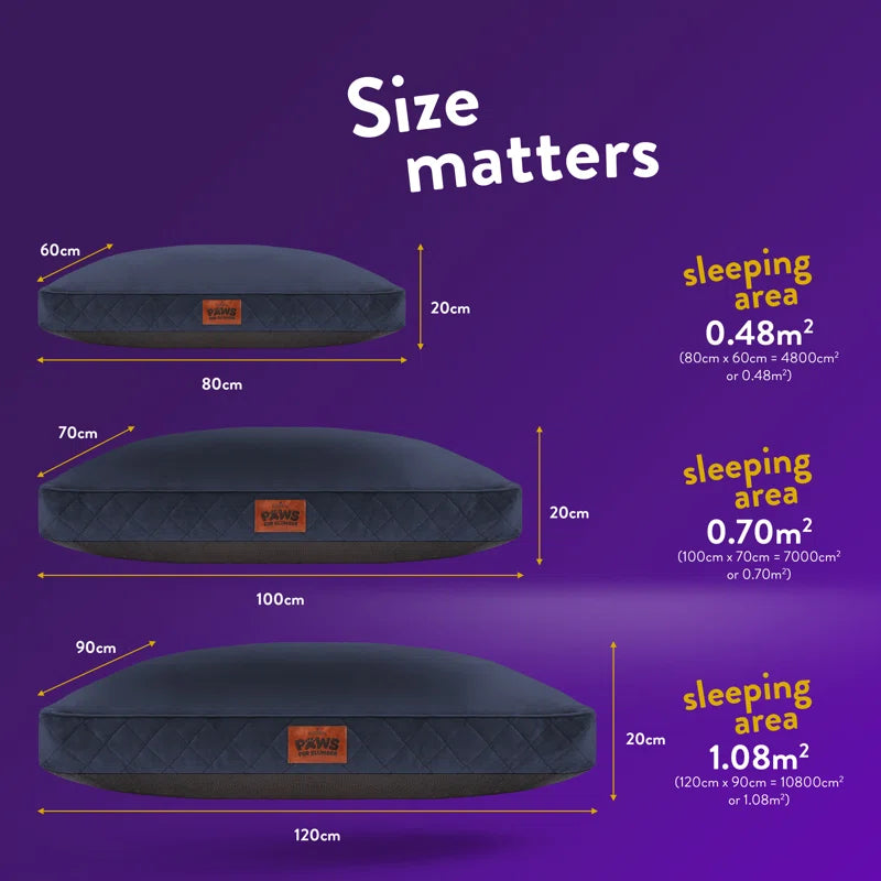 Slumberdown Paws for Slumber Raised Padded Dog Bed