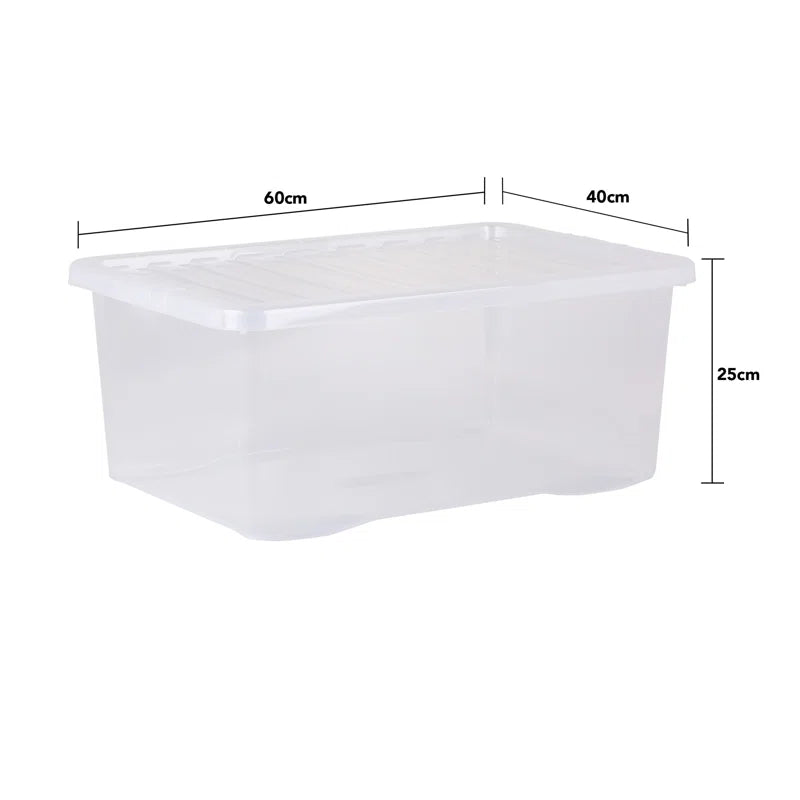 Plastic Storage Boxes (Set of 3)