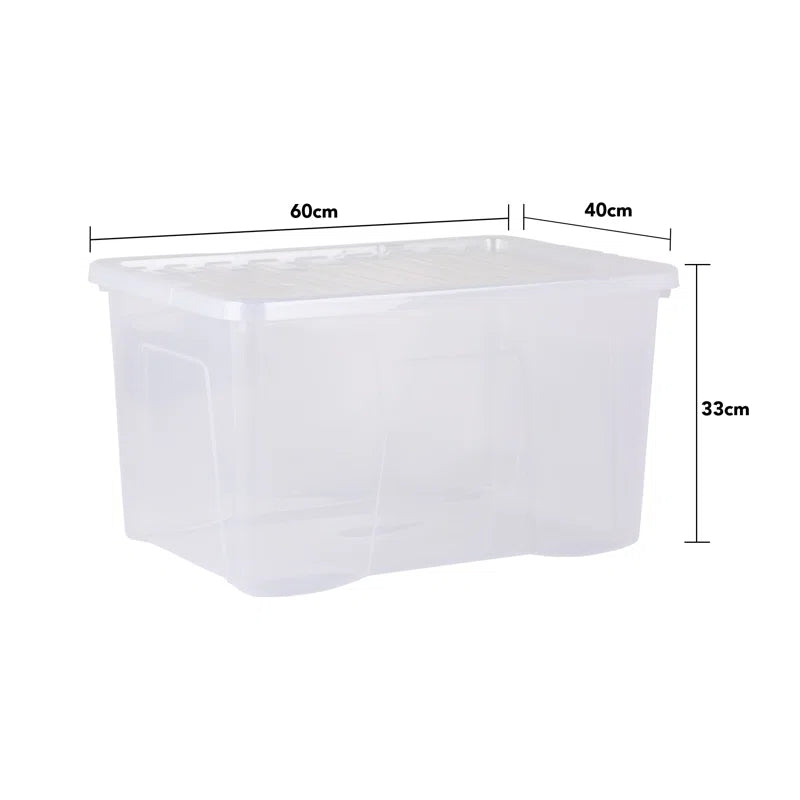 Plastic Storage Boxes (Set of 3)