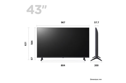 LG 43UR78006LK TV 43 inch 4K Smart UHD TV