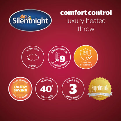 Silentnight Comfort Control Heated Throw