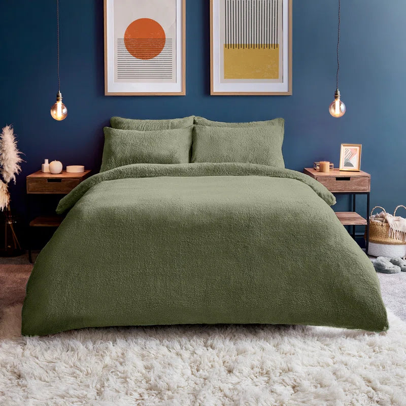 Silentnight Cosy Teddy Fleece Duvet Set