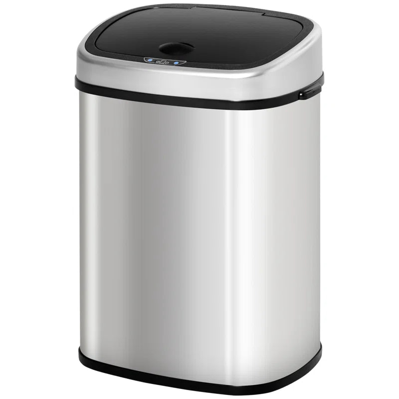 Steel Motion Sensor Rubbish Bin