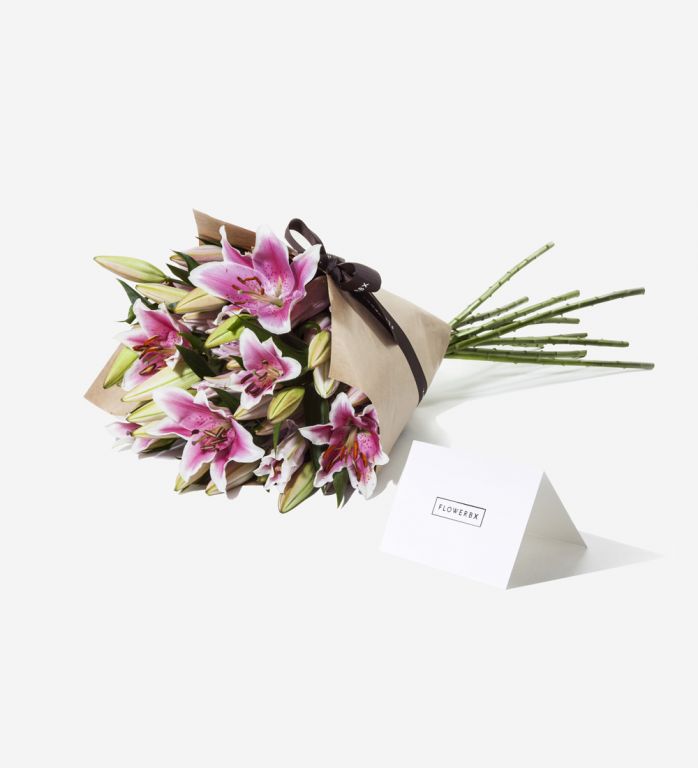 SORBONNE PINK LONG-STEM DELUXE LILY