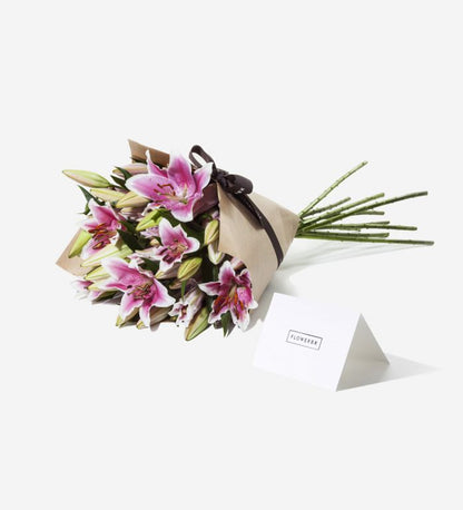 SORBONNE PINK LONG-STEM DELUXE LILY