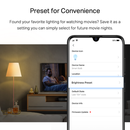 Smart WIFI bulb (Tapo L510)